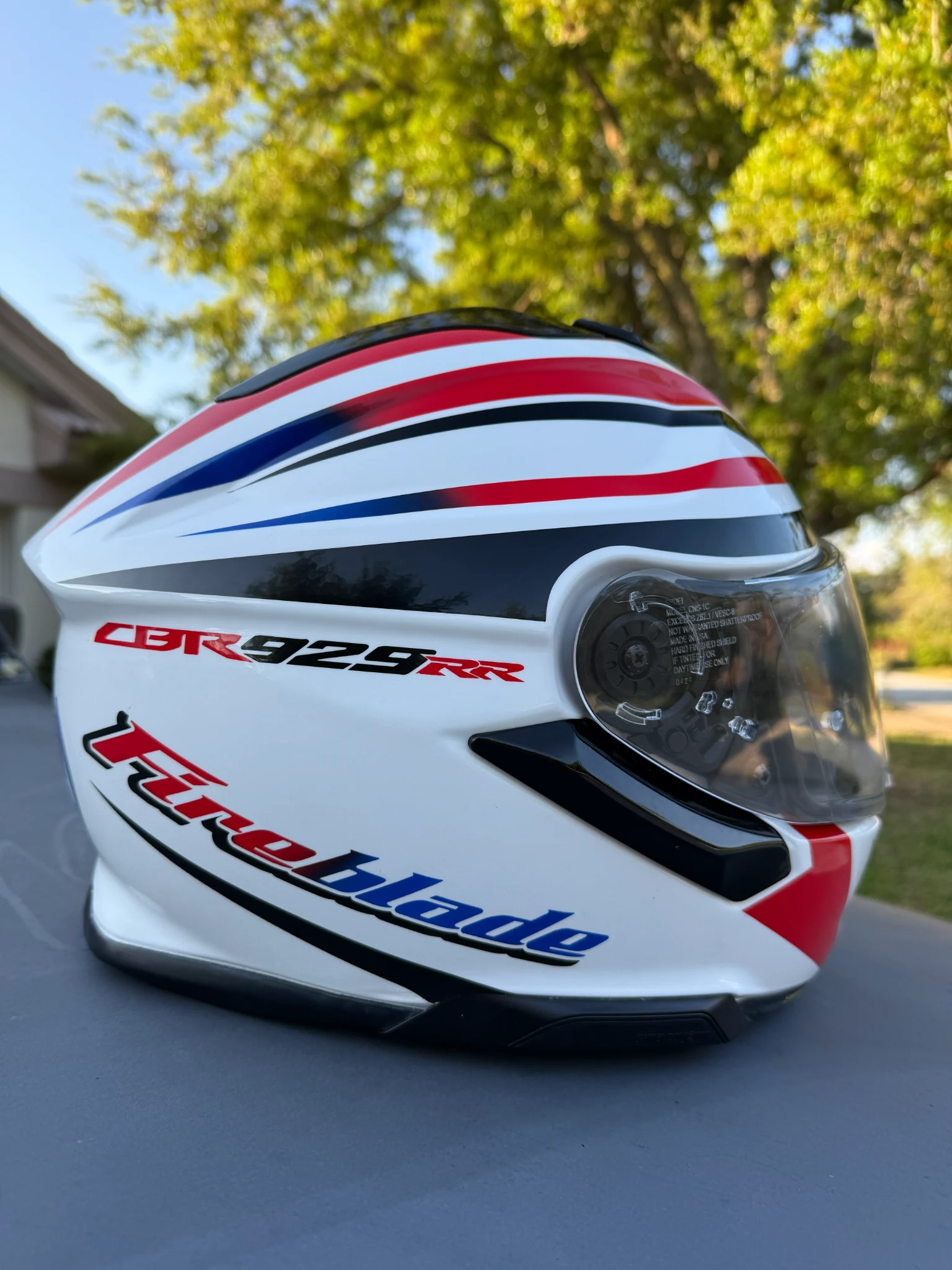 FB custom helmet detail